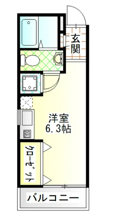 BAAN栄 2階階 間取り