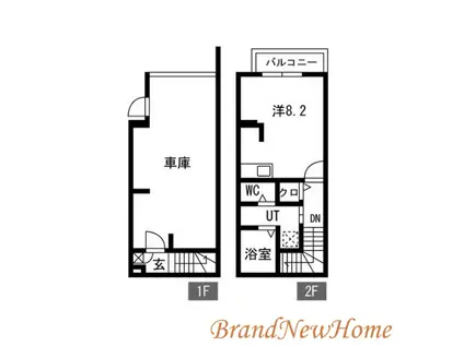 あんしんVIEM草尾13-1013(ワンルーム/1階)の間取り写真