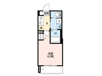 ROBOT HOME 千住大橋(1K/3階)の間取り写真