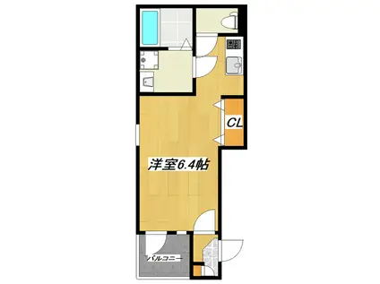 PREMIAGE小岩(ワンルーム/3階)の間取り写真