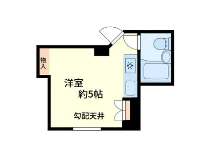 ミヤタビル(ワンルーム/4階)の間取り写真