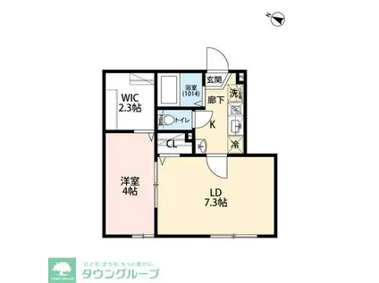 エクセラン上本郷I(1LDK/3階)の間取り写真