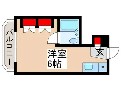 TECパレス行徳(ワンルーム/3階)の間取り写真