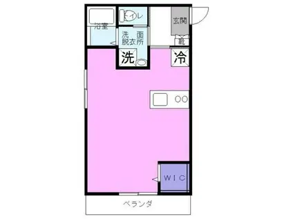 イクエハイツ(ワンルーム/3階)の間取り写真