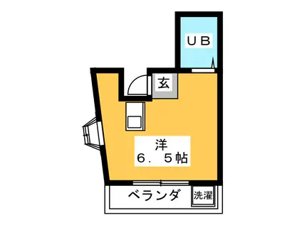 エルパソ(ワンルーム/4階)の間取り写真