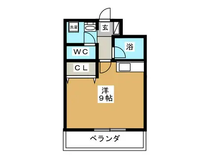 アルシェ柏(ワンルーム/4階)の間取り写真