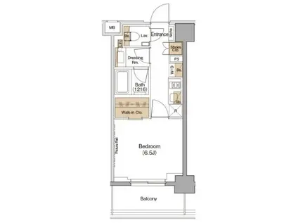 スカイビューテラス宮前平(2LDK/2階)の間取り写真