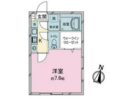 BESTSTAGEシリウス与野(1K/1階)の間取り写真