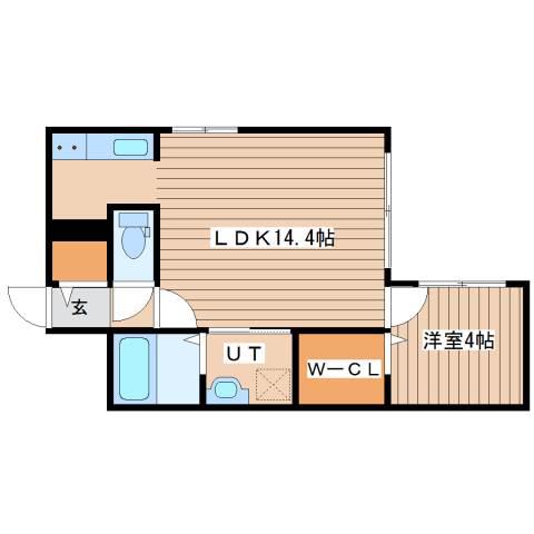 A-STYLE宮の沢(1LDK/4階)の間取り写真