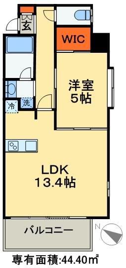 アーク松戸レジデンス(1LDK/7階)の間取り写真