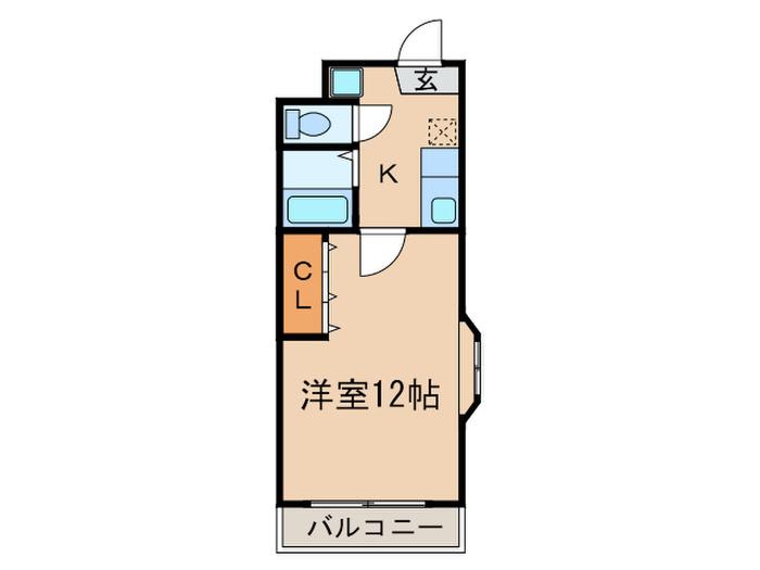 ONK.36(1K/3階)の間取り写真