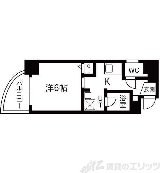 WILLDO新大阪SI(1K/9階)の間取り写真