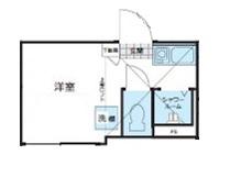 SHANTI CASA四谷若葉(ワンルーム/2階)の間取り写真