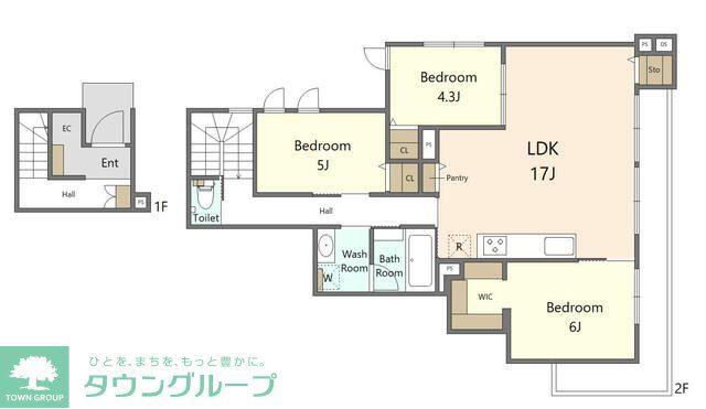 DAIZAWA HOUSE(3LDK/2階)の間取り写真