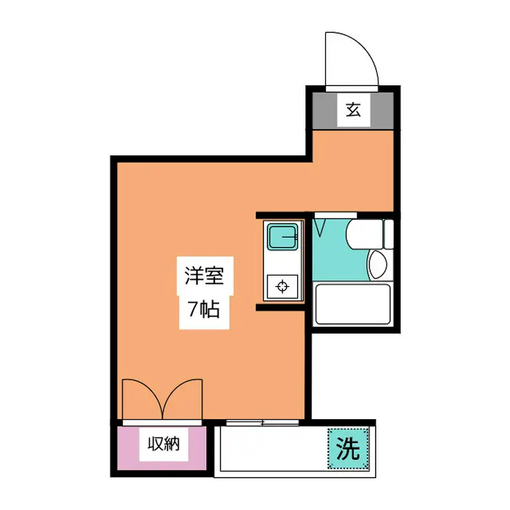 グリーンヒルズ 3階階 間取り