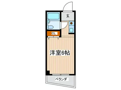 7ストーリー・アカバネ(ワンルーム/3階)の間取り写真