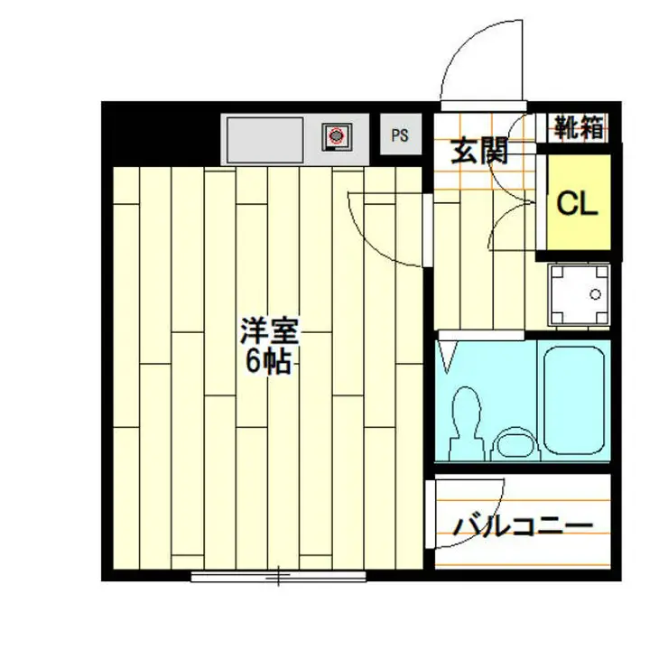 ハイツ柴川 1階階 間取り