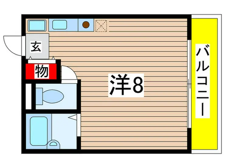 BERGLAND春日 4階階 間取り