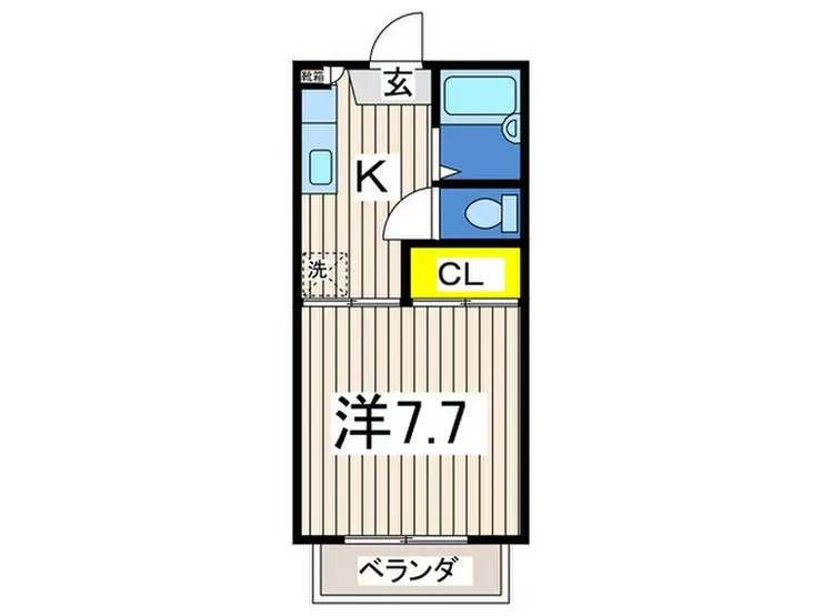 サンヒルズぐみさわ 1階階 間取り