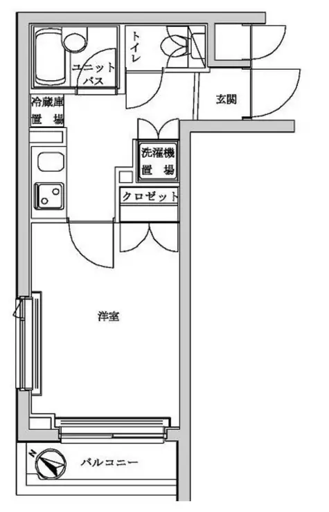 ルーブル中野白鷺 2階階 間取り