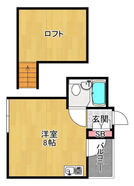 トークプラザ(ワンルーム/4階)の間取り写真