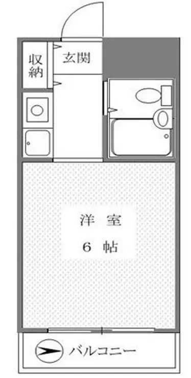 ハイシティ高田馬場 6階階 間取り