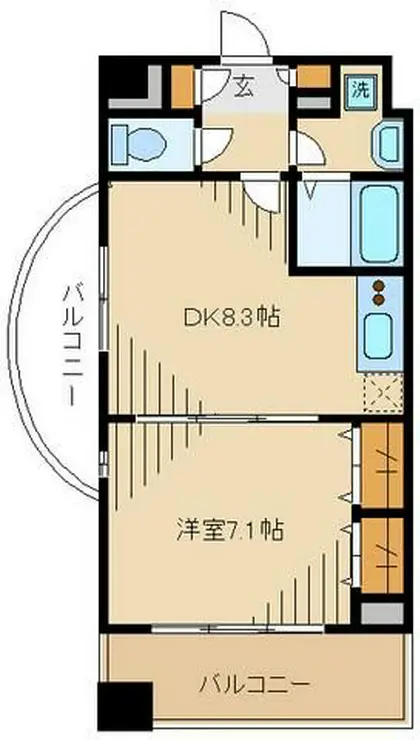 エスペラール 4階階 間取り