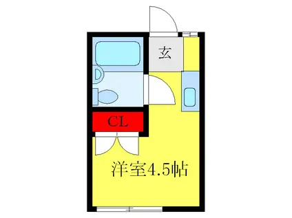 サン・ジュンコ(ワンルーム/1階)の間取り写真