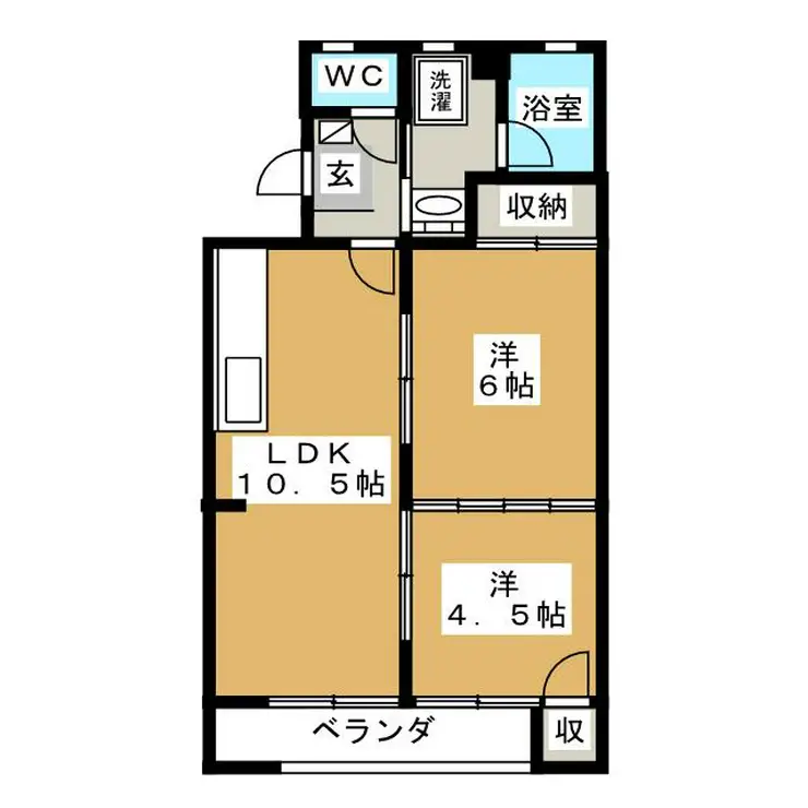 第二黒潮ビル金沢文庫ハイツ 1階階 間取り