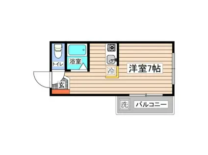 第8長束ビル(ワンルーム/4階)の間取り写真