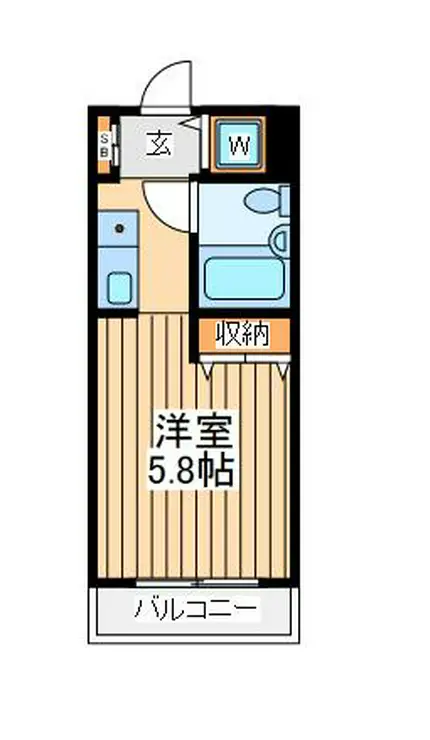 広洋フォルム東寺尾 4階階 間取り