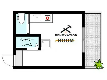 マグノリア堺町(ワンルーム/3階)の間取り写真