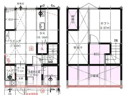 LUNGO ルンゴ(ワンルーム/1階)の間取り写真