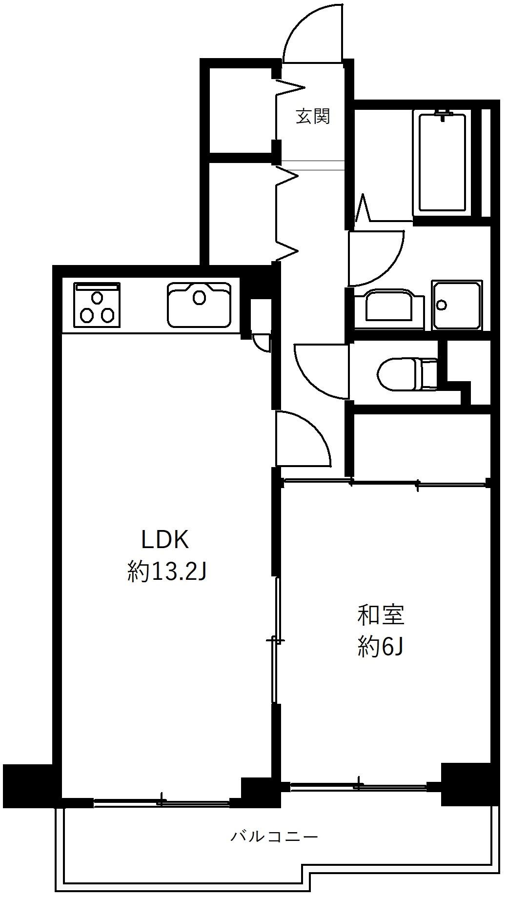 ヴェルディーラ(1LDK/3階)の間取り写真