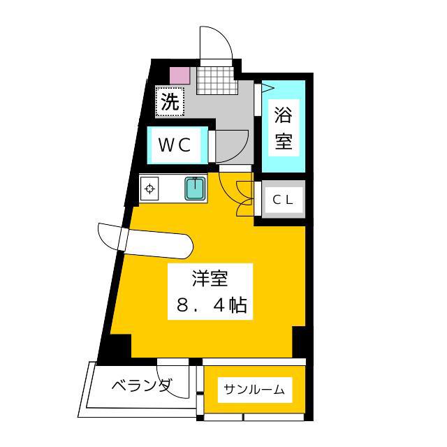 アート・フル上石神井II(ワンルーム/2階)の間取り写真