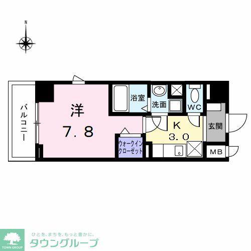 アーバンスクウェア丸の内(1K/11階)の間取り写真