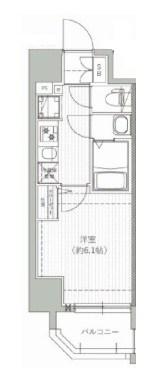エムブイインプ新大阪(1K/5階)の間取り写真