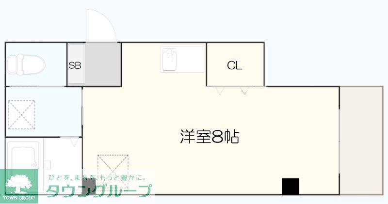 ハイム・アートレス(ワンルーム/3階)の間取り写真