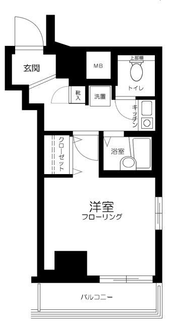 サンテミリオン目白(1K/11階)の間取り写真