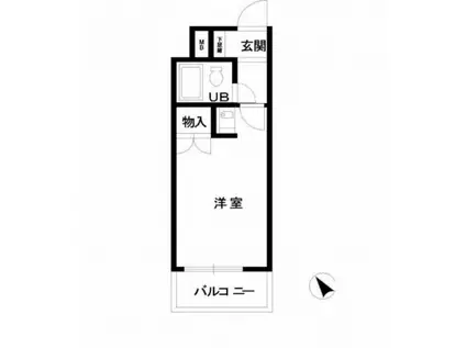 ワイアンドワイ宝町ビル(ワンルーム/6階)の間取り写真