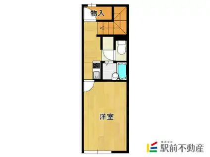 レオネクストCHIFUTAKA(1K/2階)の間取り写真