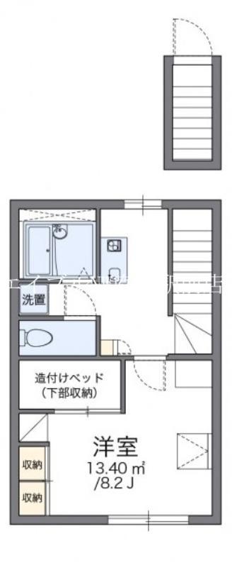 レオパレスA&K(1K/2階)の間取り写真