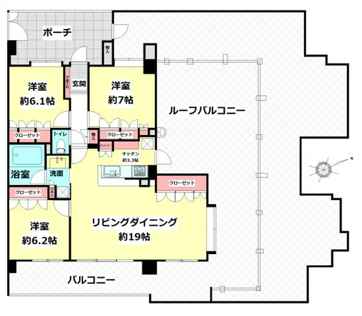 レーベンハイム柏 8階階 間取り