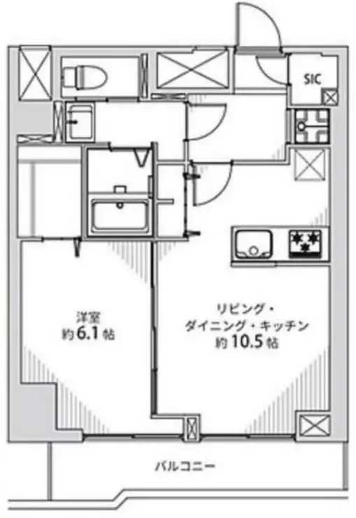 アルテール池袋 7階階 間取り