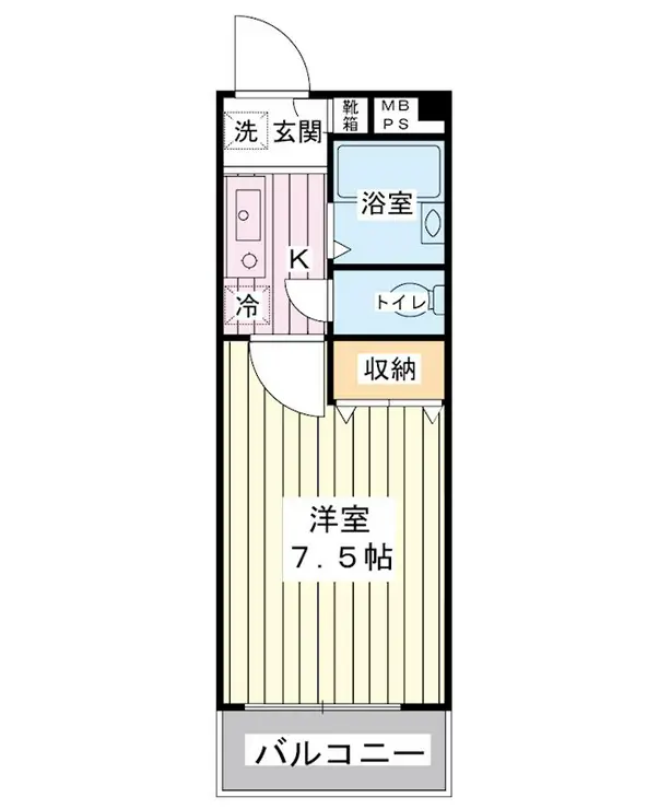 コートアネックスIII 3階階 間取り
