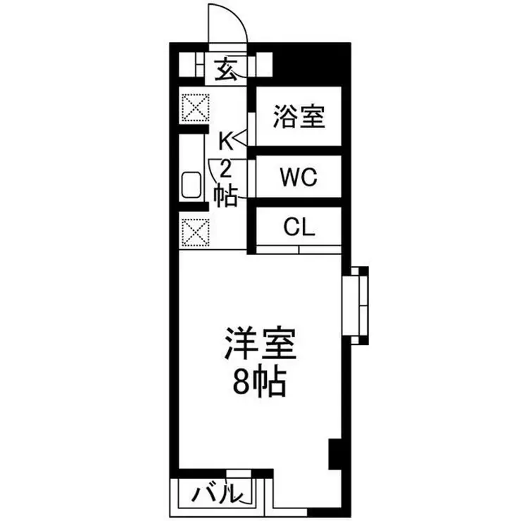 ランドウェル八王子 3階階 間取り