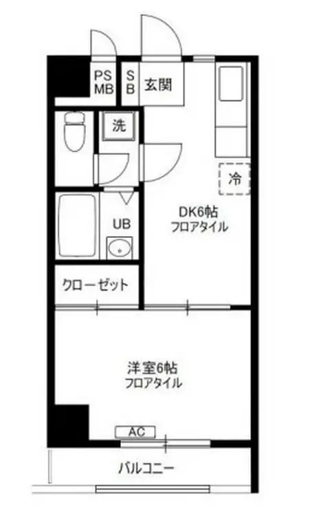 東建島津山南ハイツ 2階階 間取り