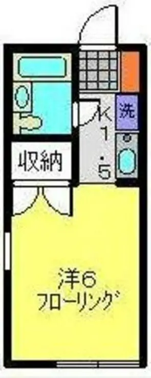 ハイツ大門 2階階 間取り