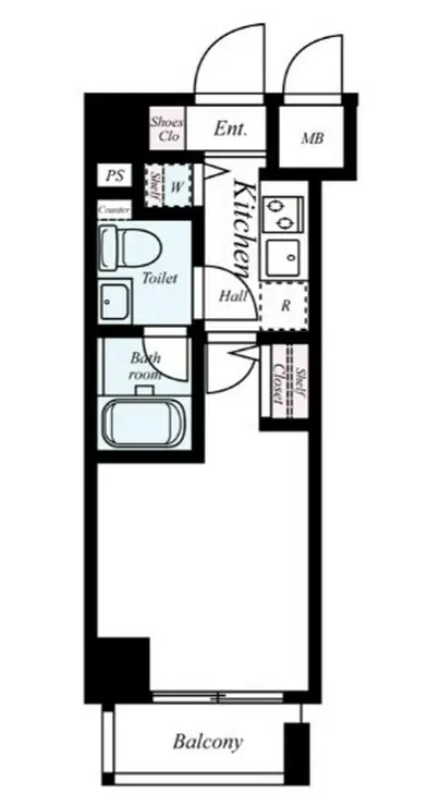 Le’a横濱東口弐番館 5階階 間取り