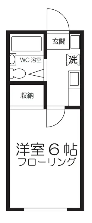 グリーンヒル西村 1階階 間取り